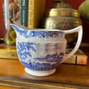 Blue & White Swinnerton’s Staffordshire China Creamer - “Silverdale”